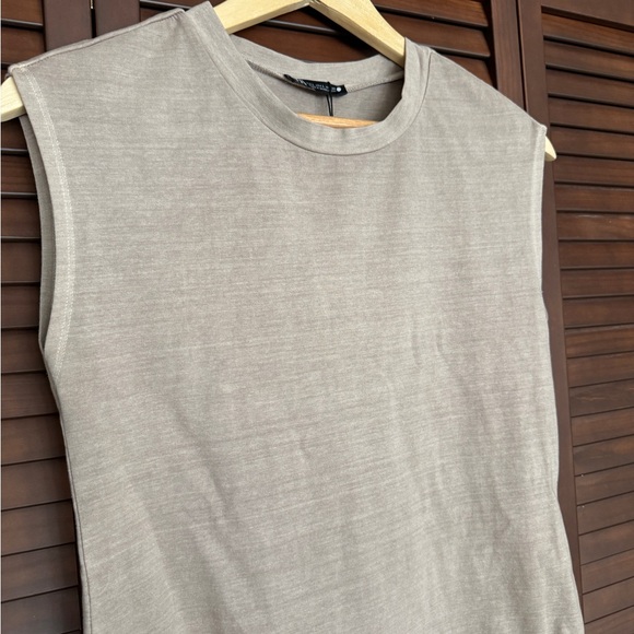 NEW ZARA Beige Sleeveless One Piece Women's Bodysuit Size L  Regular Opaque - Picture 9 of 11